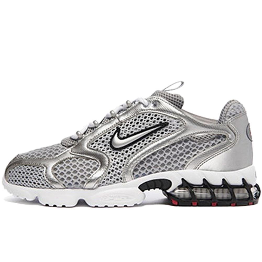 Nike Air Zoom Spiridon Cage 2 Sports Liquid Silver, Van Gogh Genesis, Lucky Horse Low Top Casual Shoes Men's CJ1288-001(Team307-)