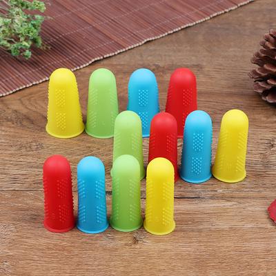 5 pezzi di protezione per le dita in silicone, copertura antiscivolo resistente al calore e anti-taglio
