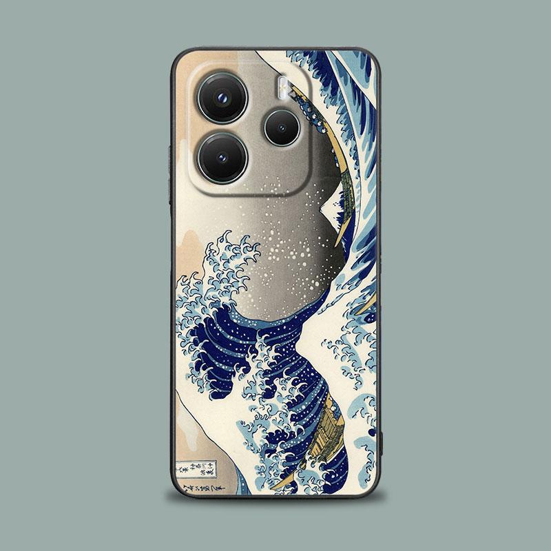 Phone Case for Xiaomi Redmi 15C 14C 12C 13C 4G Redmi Note 15 14 13 12 11 10 Pro Plus 12S Cover The Great Wave Katsushika Hokusai