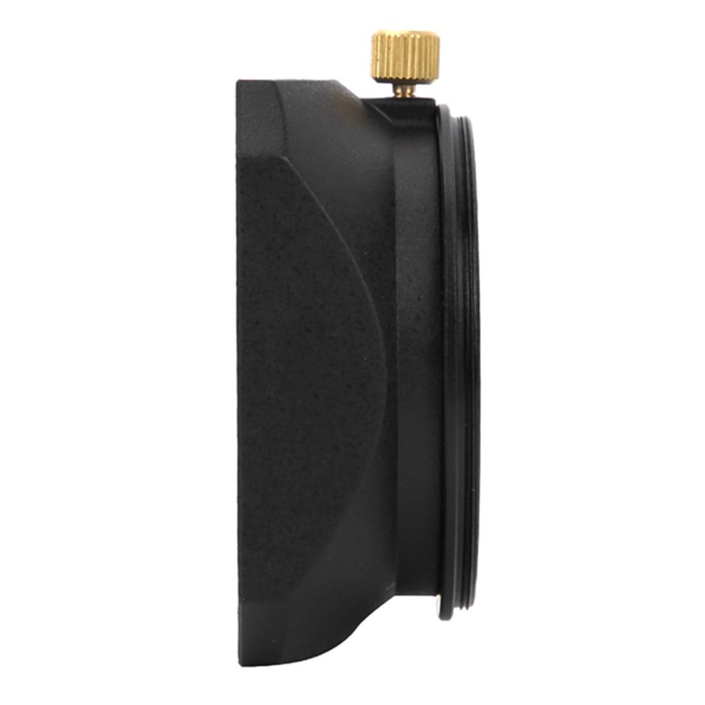Square Lens Hood Shade Accessory for Mirrorless Cameras Digital Video Camera Lens Filter(58mm)