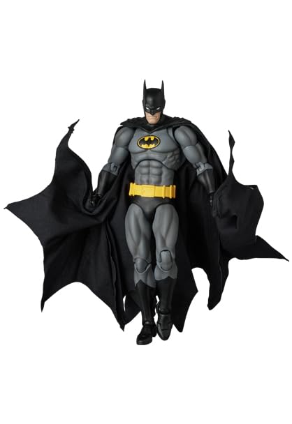 Medicom Toy MAFEX No.270 Knight Crusader Batman Black Ver. Approximately 160mm tall, non-scale, pre-painted action figure.