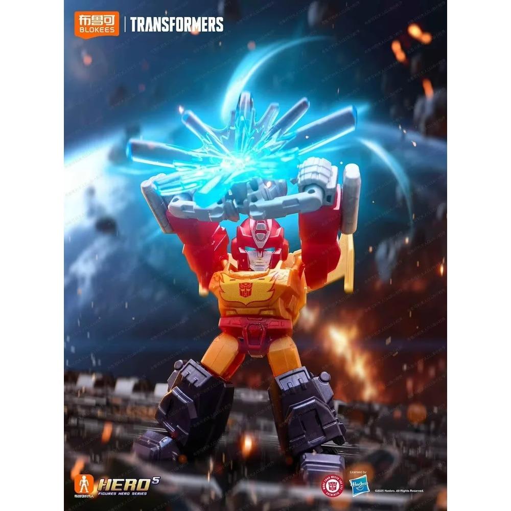 

New Blokees Transformation Defender Version 4 Blind Box Rodimus Prime Hot Rod Grimlock Dinobots Blitzwing Action Figures Gifts