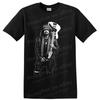 Nikki Sixx Rock Bassist Portrait Graphic T Shirt W/ Electric Guitar Music Tee