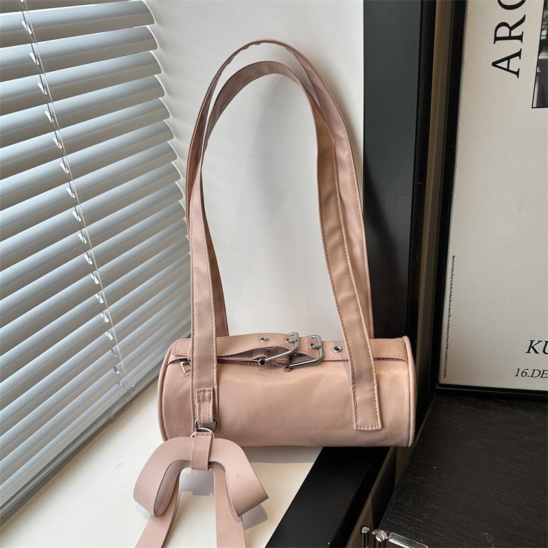 Underarm bag Cylinder bag Summer new fashion versatile design sense commuter shoulder bag