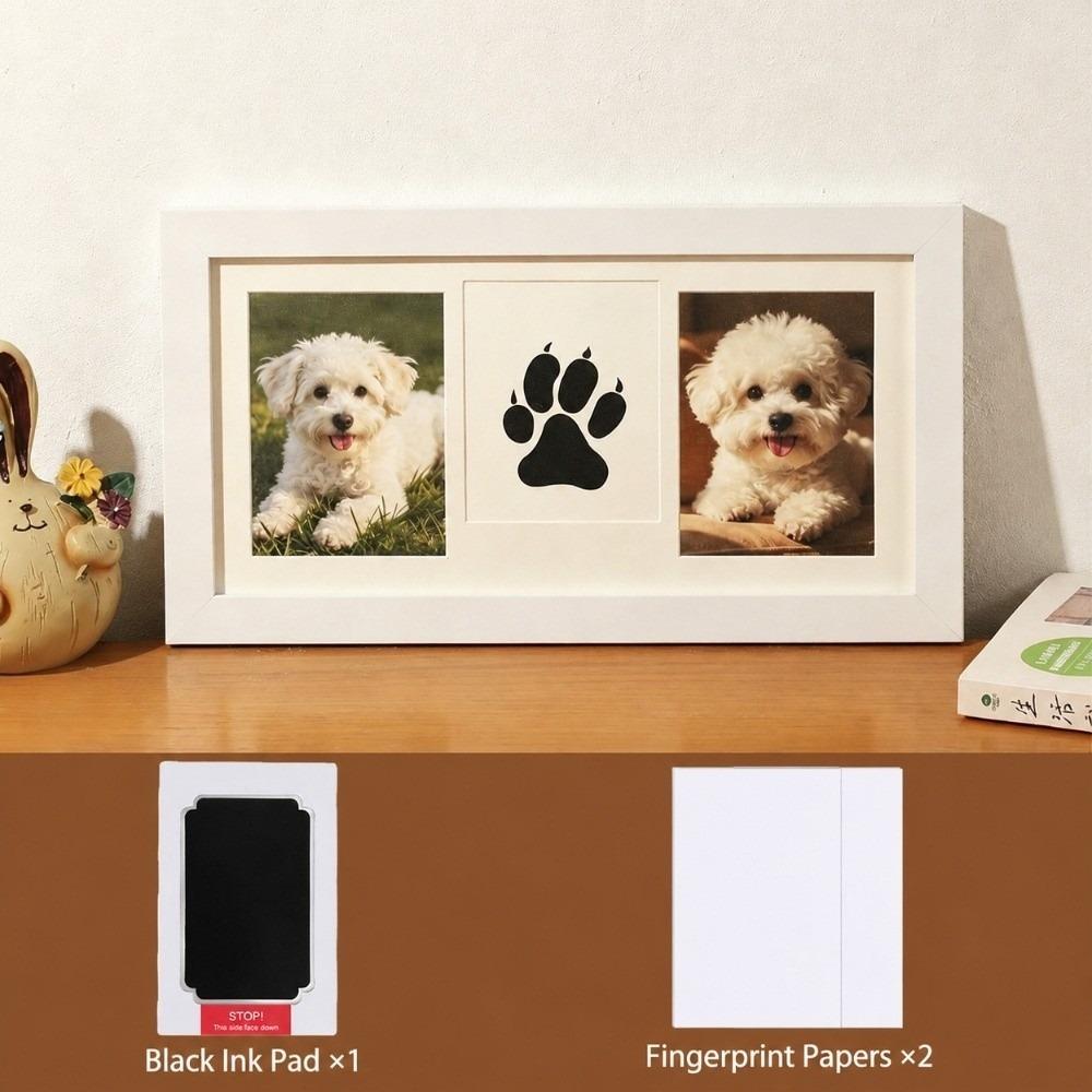 Tabletop Display DIY Pawprint Keepsake Frame Pet Paw Print Kit  Memorial Gift