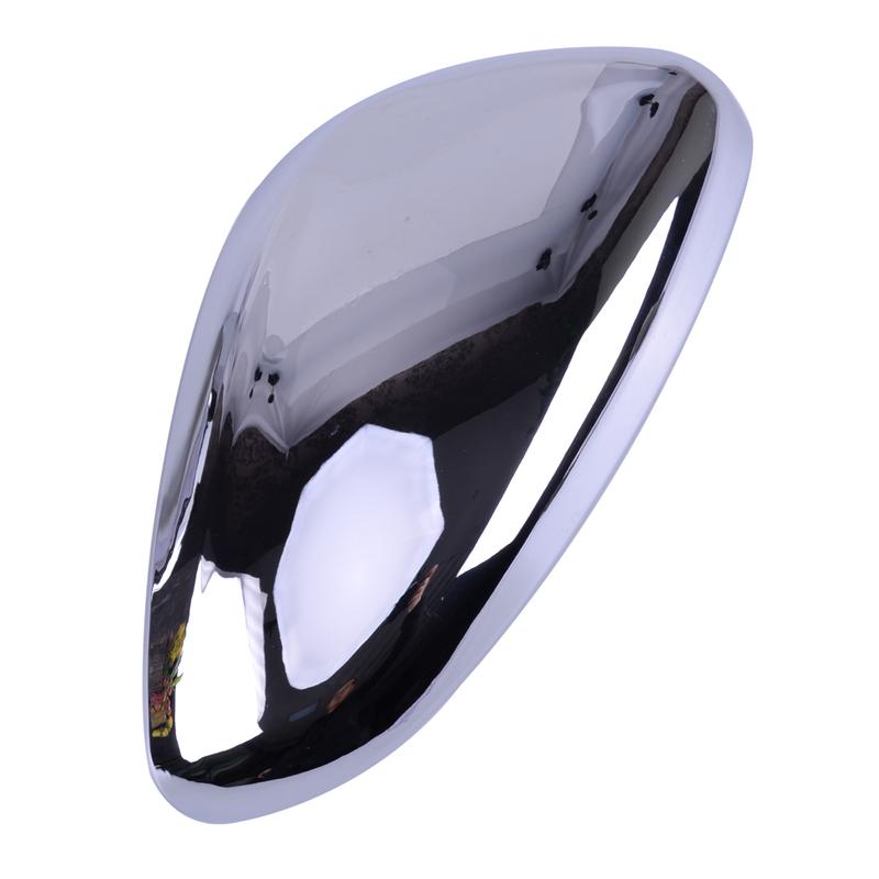2pcs Chrome Car Plated Side Rearview Mirror Cover Trim Silver ABS Fit For Peugeot 2008 208 2013 2014 2015 2016 2017 2017
