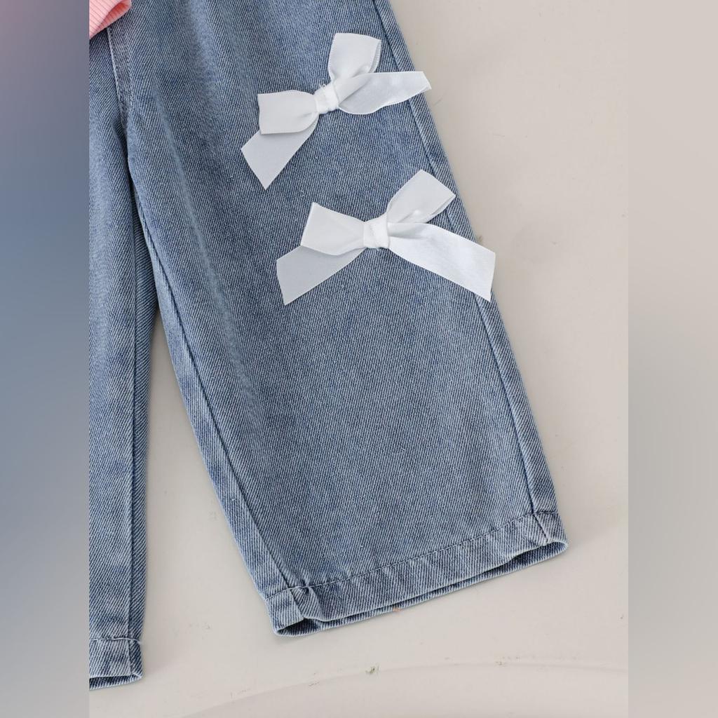 Kids Casual Long-Sleeve Set, Comfortable Daily Wear Outfits
