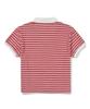 CLOVE [26Sm Clove] Multi Stripe Terry Polo Shirt (Red)