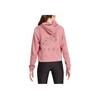 Puma Style Cat Cropped Hoodie Women Tops Bridal-Pink 587162-14