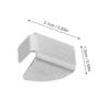 10pcs Metal Shelf Clips Cabinet Shelf Clips Shelf Support Clip File Cabinet Shelving Clamps Pilasters Shelf Clips Hardware Parts
