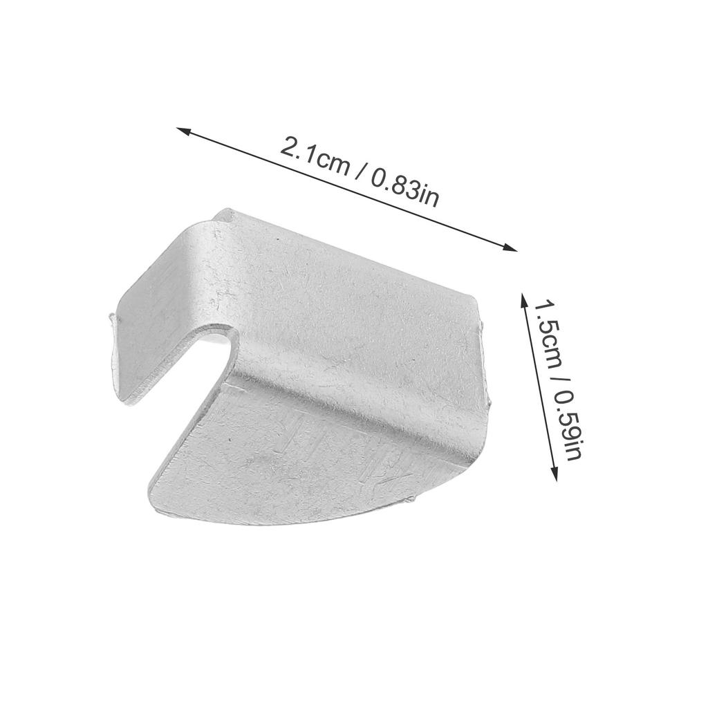 10pcs Metal Shelf Clips Cabinet Shelf Clips Shelf Support Clip File Cabinet Shelving Clamps Pilasters Shelf Clips Hardware Parts