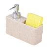 Soap Dispenser Practical Sink Tidy Organizer for Countertop Bathroom Kitchen Countertop Liquid Dish Soap Dispenser Holder