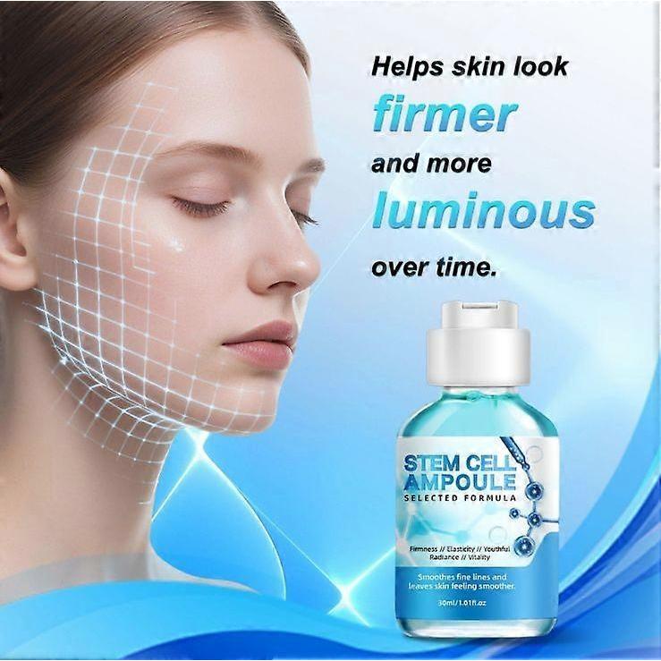 Stem Cell Serum for Face 2 Pcs Microneedling Serum Ampoule Booster, Anti-Aging Skin Care for Wrinkles, Scars, Hydration & Rejuvenated Skin