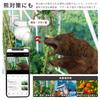 Kashimura Smart Camera with Pan/Tilt, 4G/AC Power/Waterproof, No Wi-Fi Required, Built-in eSIM, High-Brightness LED/Night Vision LED, App Control, Com