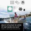 6G1-W0078-A1 Water Pump Impeller Repair Kit For Yamaha Outboards 6 8 HP & Mercury Mariner 6C 6D 8C 11656M 11656T-A99D