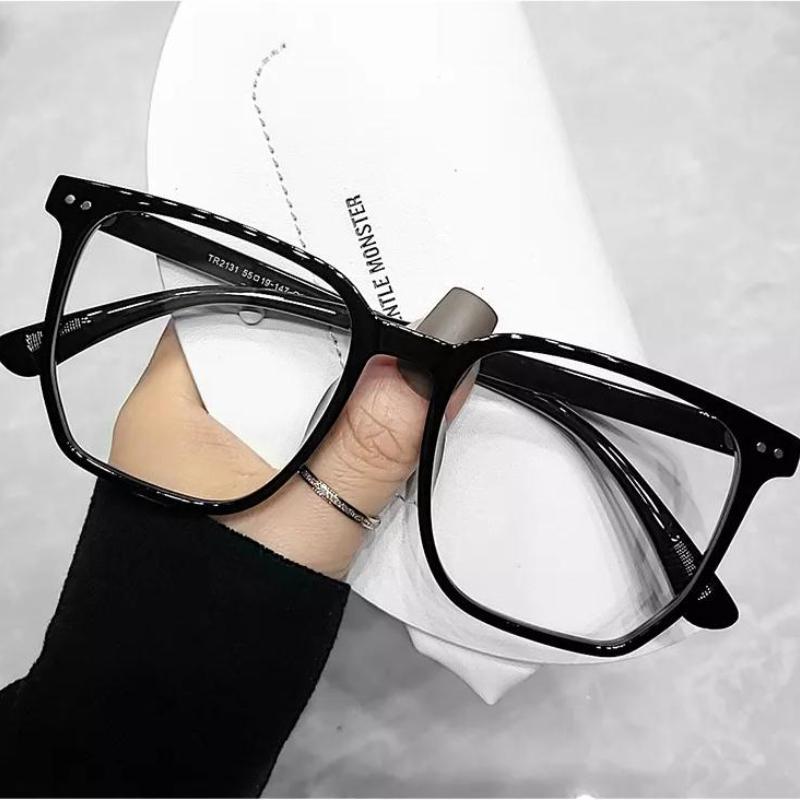 

Square Myopia Glasses Women Men Fashion Anti Blue Light Computer Glasses Ultralight Clear Glasses -1.0 -1.5 -2.0 -2.5 To -6.0 -2.5
