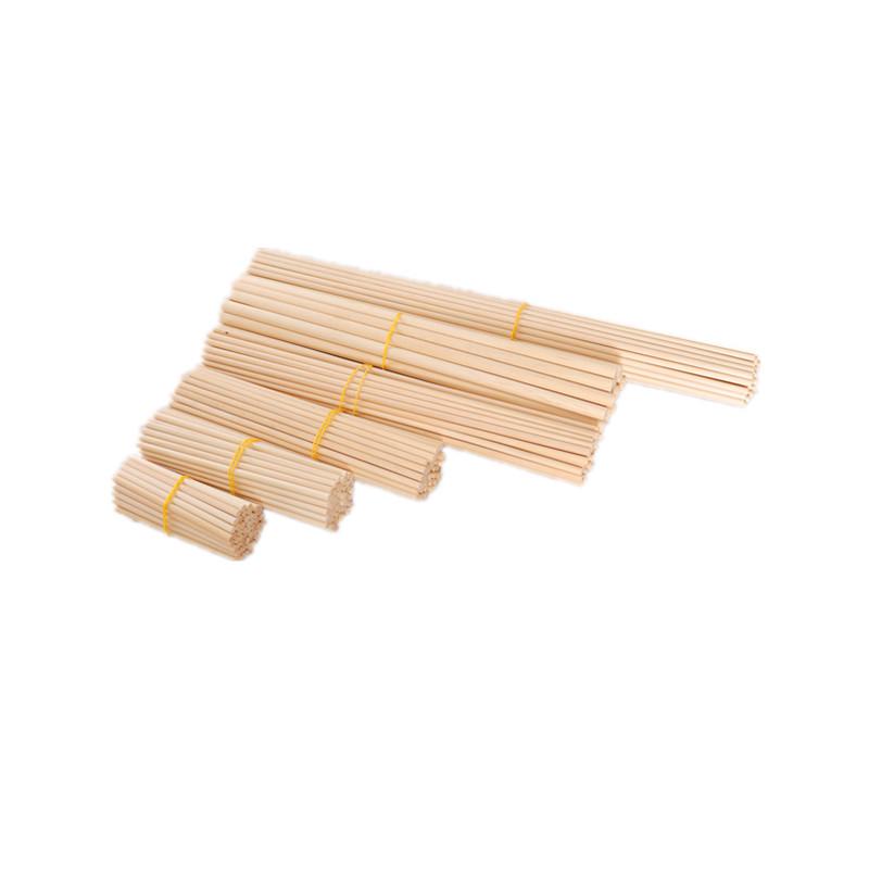 Round Birch Wood Dowels for DIY Projects, Architectural Models, and Crafts – Small Popsicle and Wooden Sticks