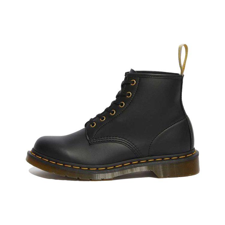 Dr.Martens 101 Stivali Combattimento Corti in Ecopelle Unisex Nero 23984001