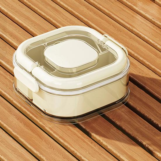 Fruit Storage Box Leak-Proof Sealed Multi-layer Food Container with Partition And Top Storage Portable Lunchbox for Kitchen Outdoor Camping