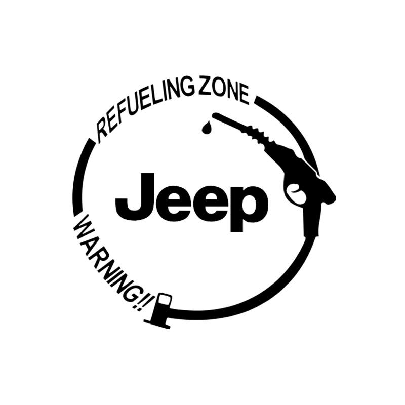 ARG3  1PC Car Sticker Fuel Tank Sticker Decal Car Styling Accessories For Jeep Wrangler Grand Cherokee Renegade Tyre Stem Air Caps