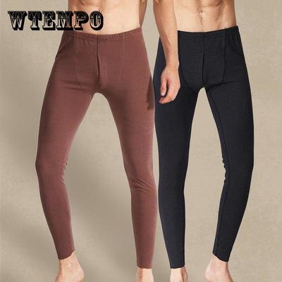 Men Winter Thermal Underwear Male Autumn Tight Pants Thicken Windproof Comfortable Soft Lining High Elasticity Slim Wearable Versatile Spring Pajamas