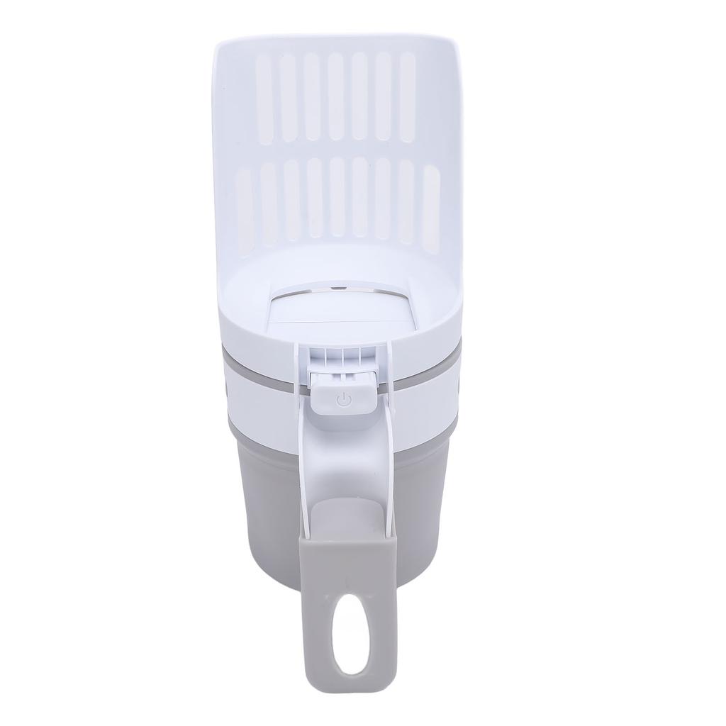 Katzenstreuschaufel mit Halter Große Kapazität Spritzwassergeschützt Faltbar Integrierte Streuschaufel für Katze