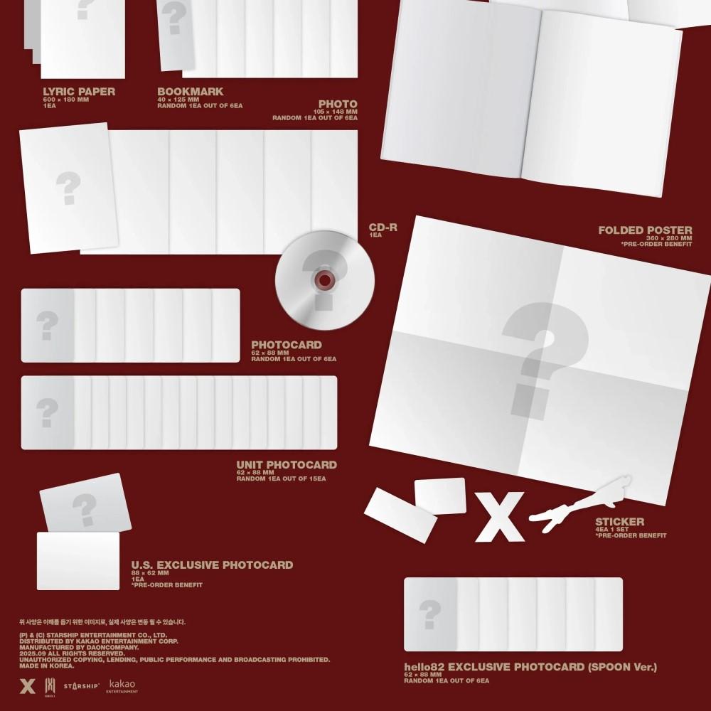 (PRE-ORDER)MONSTA X - [THE X] 13th Mini Album