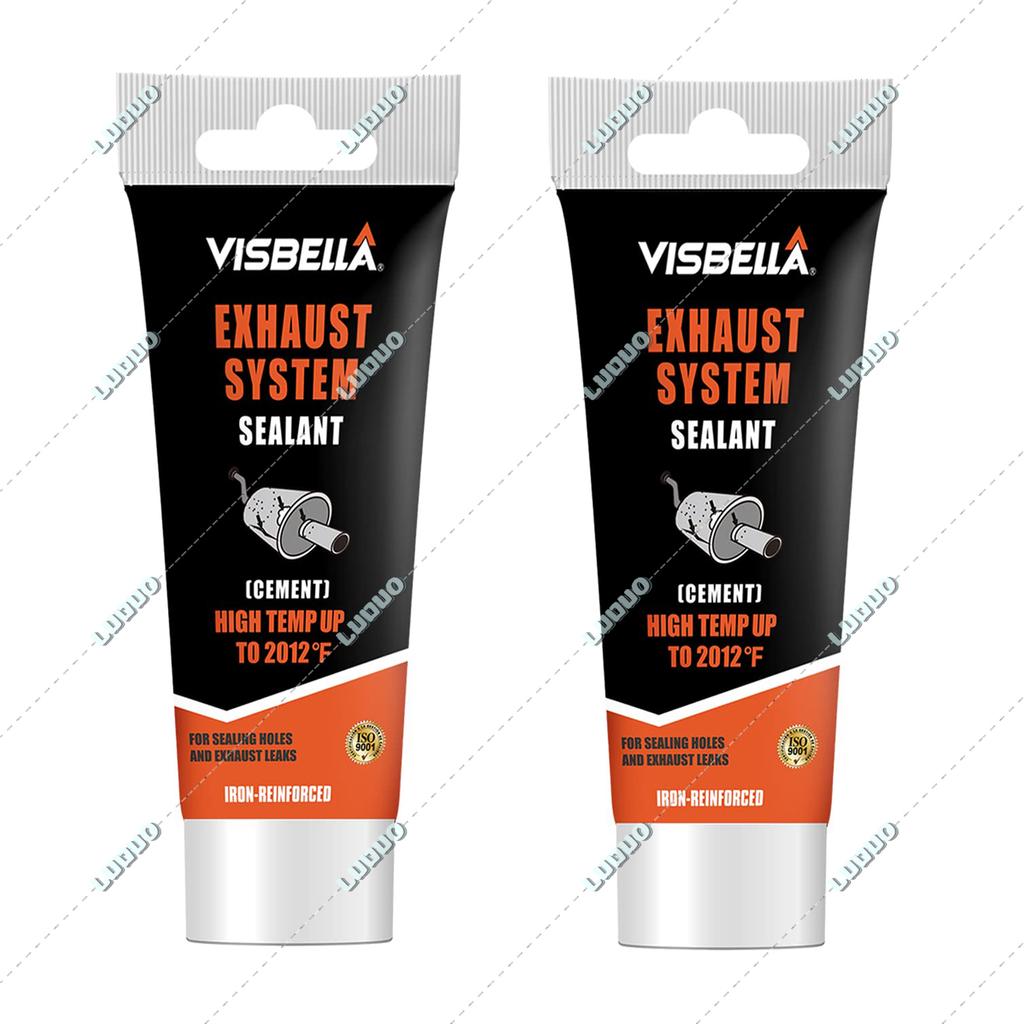 Car Exhaust Pipe Filler Glue High Temperature Silicone Sealant Repair Paste Motorcycle Auto Muffler Tailpipe Leaks Plugging Air