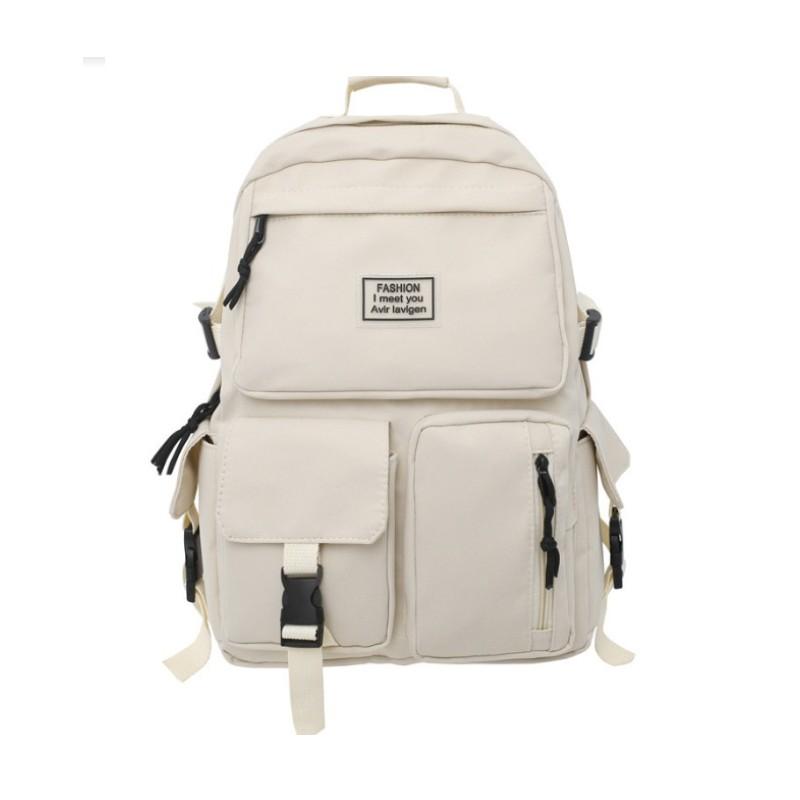 Sports Backpack School Universal Youth Urban Cream Light