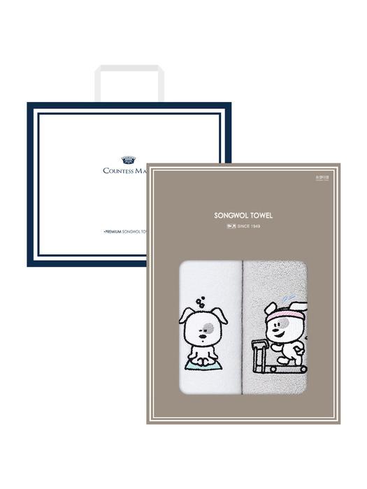 

Songwol Towel Home T-Dangdang 150g Towel 2 Sheets (2 Sheets Window Box + CM Shopping Bag) Random