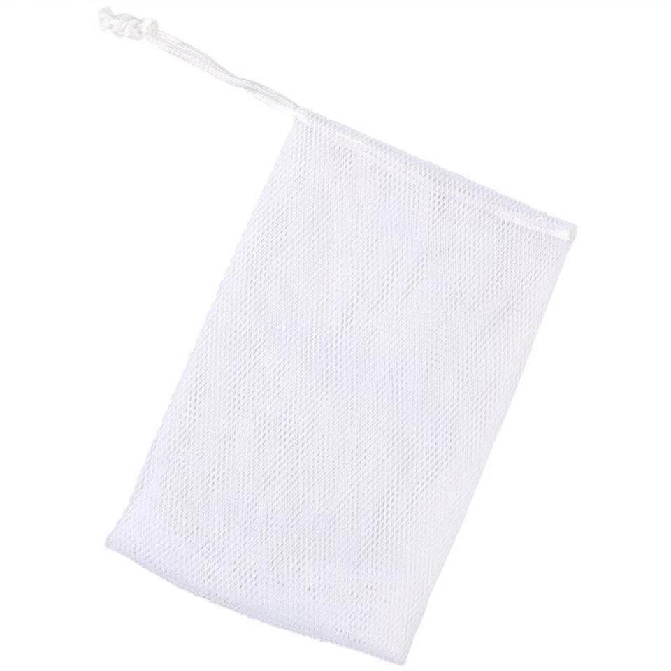 Drawstring Foaming Net Soap Bag for Face Wash