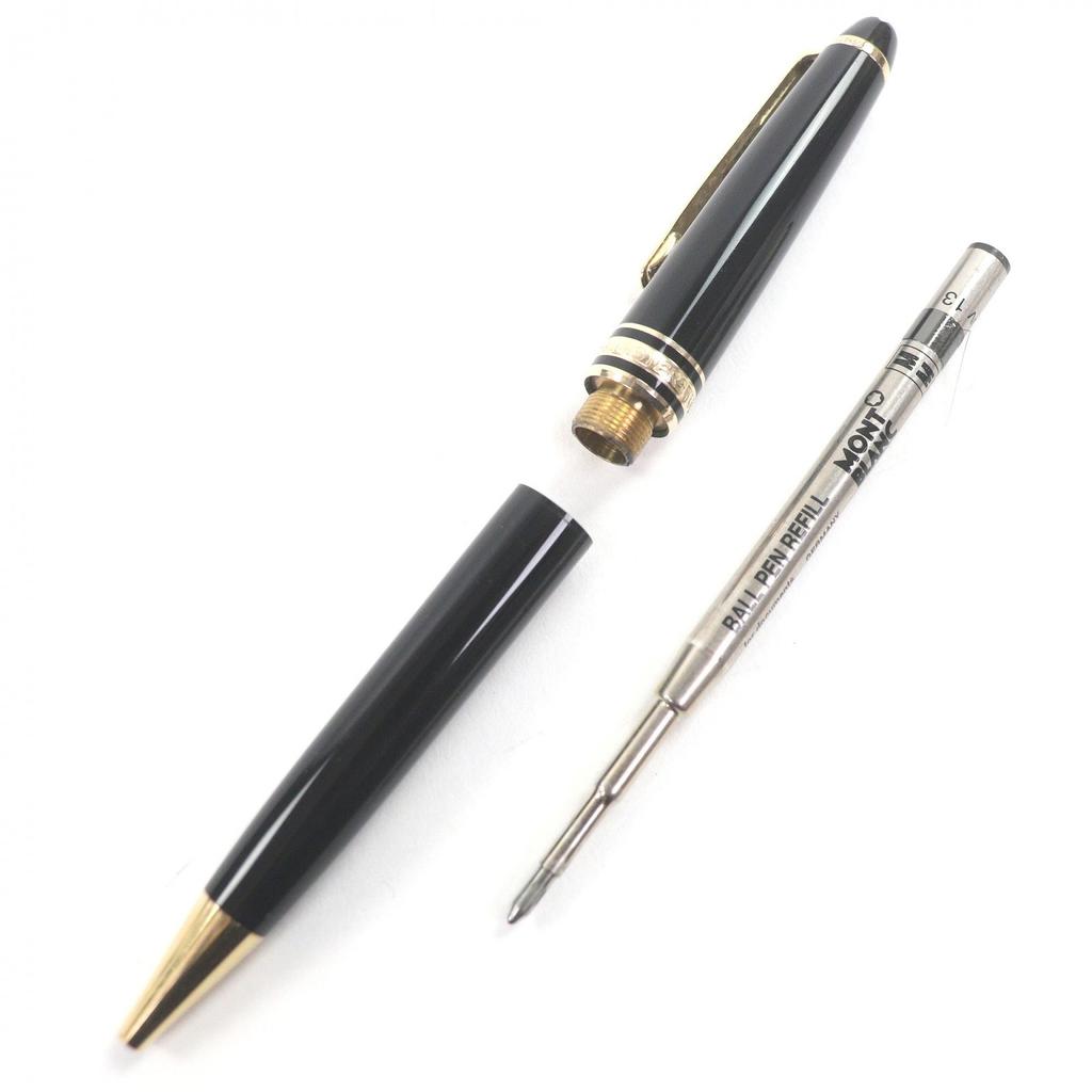 Very Good MONTBLANC Ballpoint Pen Meisterstück Classic Black Used