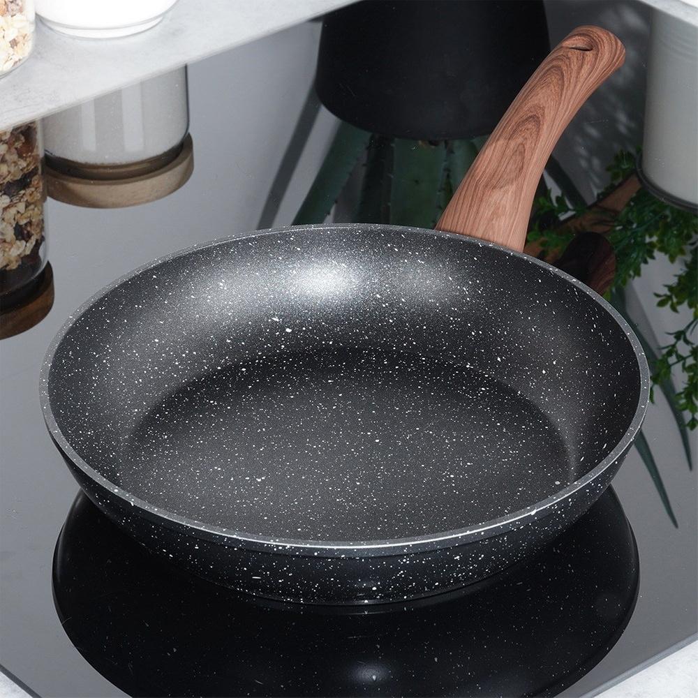 Poêle à Frire Granit 24 cm pour Gaz et Induction