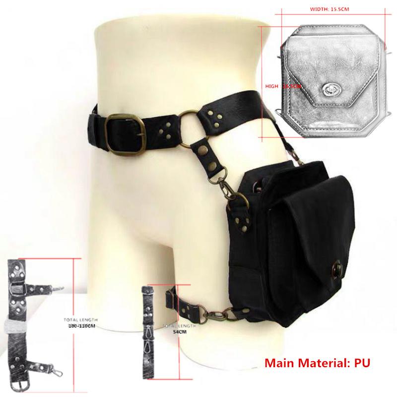 Steampunk Women's Bag Single Shoulder Messenger Bag Women's Small Bag Outdoor Leisure Mobile Phone Bodypack Fanny Pack Waist Bag