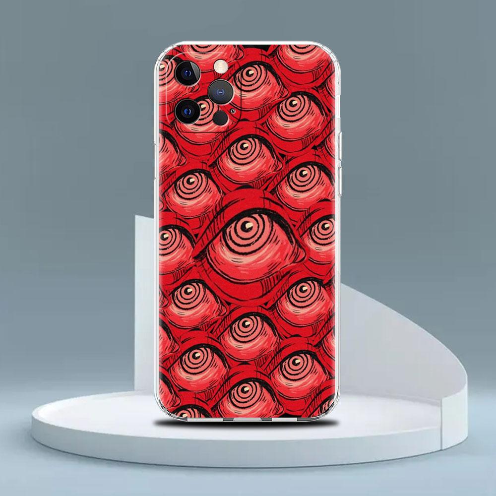 Scary Face Eyes Smiley Clear Case For Apple iPhone 13 11 14 12 Pro 7 8 Plus XR X XS Max 6 6S 13Pro Silicone Phone Cover
