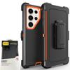 Heavy Duty Defender Series Otther Armor Box Case for Samsung S25 Ultra Plus FE S24 S23 S22 S21 S20 Protect Rugged Cover with Box For Iphone 17 16 Pro