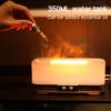 NEW Flame Fire Air Humidifier Aromatherapy Diffuser Ultrasonic Cool Mist Maker Fogger Colorful Led Essential Oil Flame Lamp Difu