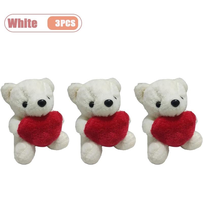 1-5PCS Hugging Heart Plush Bear Stuffed Animal Valentines Day Christmas Doll Gift for Kids Adults Collection Toy
