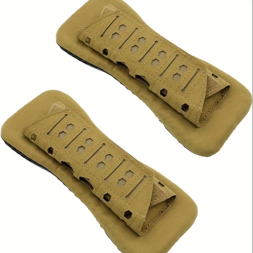 Atmungsaktives taktisches Schulterpolster mit rutschfester Polsterung für Outdoor-Aktivitäten - Lasergeschnittenes Nylon, Rucksack-Stoßdämpfungsriemenpolster