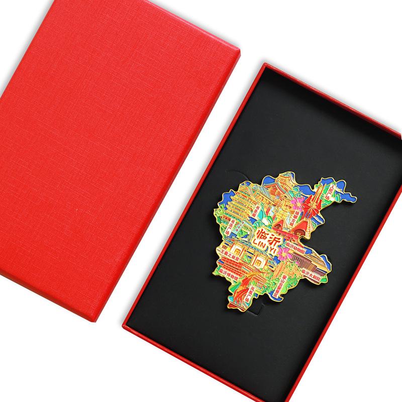 Binzhou Gelber Fluss Turm Magnet, Haifeng Pagode & Zhonghai Park. Kulturtourismus-Geschenk.