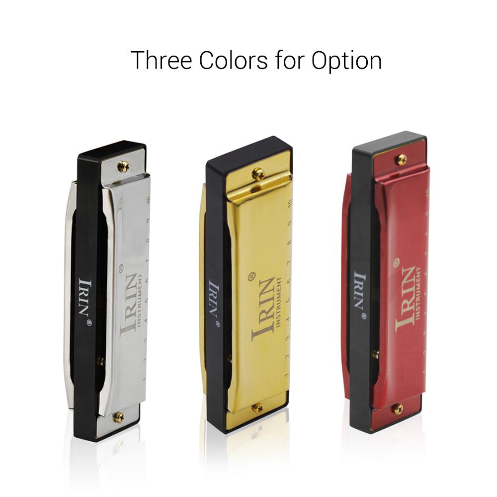 G 20 Mouthorgan 10 Holes 20 Tones Key of G Blues Harmonica with ABS Box for Beginners Music Lovers Christmas Gift Wind