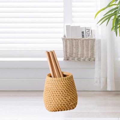 Pen Holder Desk Organizer Home Office School Supplies Makeup Brush Storage Pencil Cup for