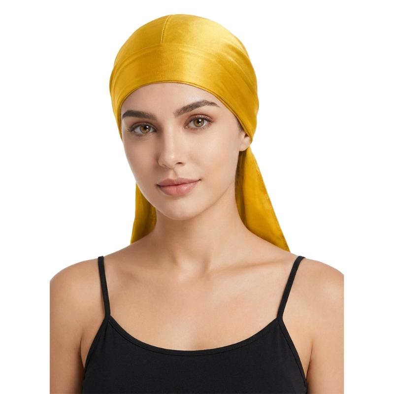 Damen Durag Kopftuch Kopfbedeckung Hut Schal Perfekt für Festivals und Feiern Atmungsaktive Kopfbedeckung Kopftuch