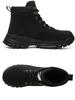 Men's Safety Shoes Puncture-Resistant Work Boots Lightweight Breathable Anti-Slip Construction Shoes with Steel Toe Cap