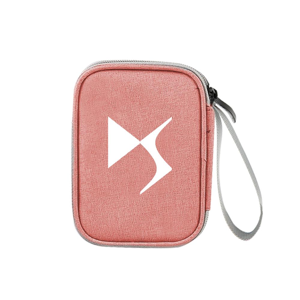 Car Portable Storage Bag Carry Lighter Data Cable Bank Truck Key For Citroen C4 C3 C5 C1 C2 Berlingo Celysee Cactus Picasso Saxo
