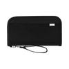 Travel Passport Holder Wallet RFID Blocking Document Organizer Zippered Security Case Wrist Strap for Cards Cash and Important Papers