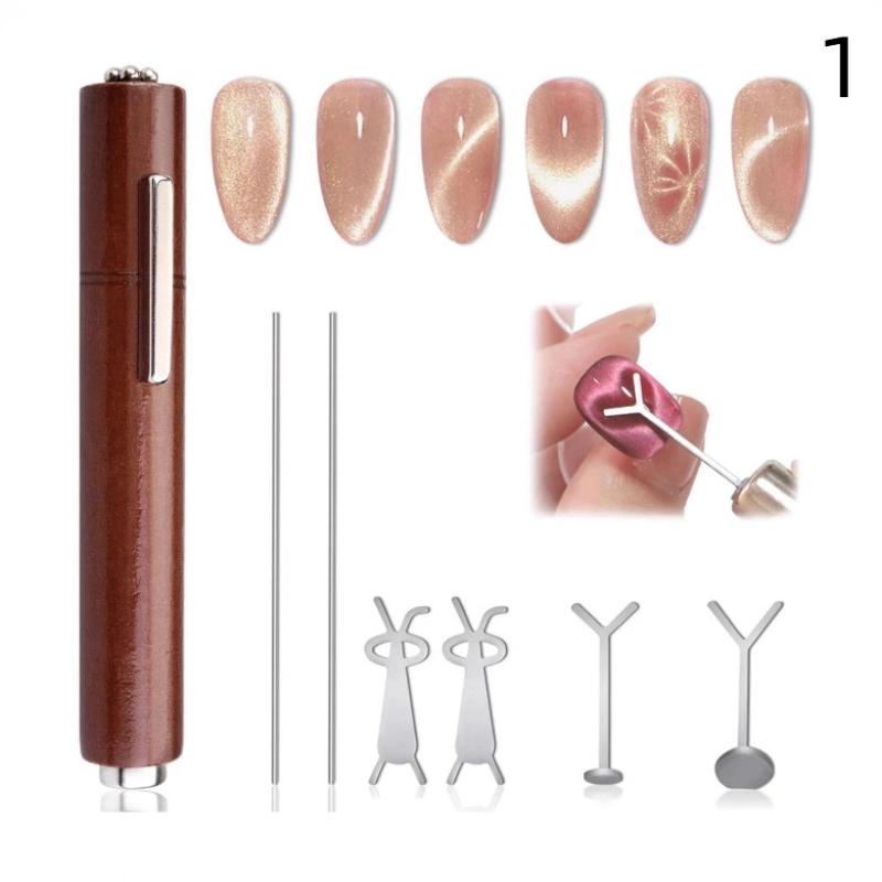 

7/13Pcs Cat Eye Magnet Tool Suction Steel Ball Special Magnet Pen Nail Magnet Set For Cat Eye Gel Polish DIY Manicure Tools