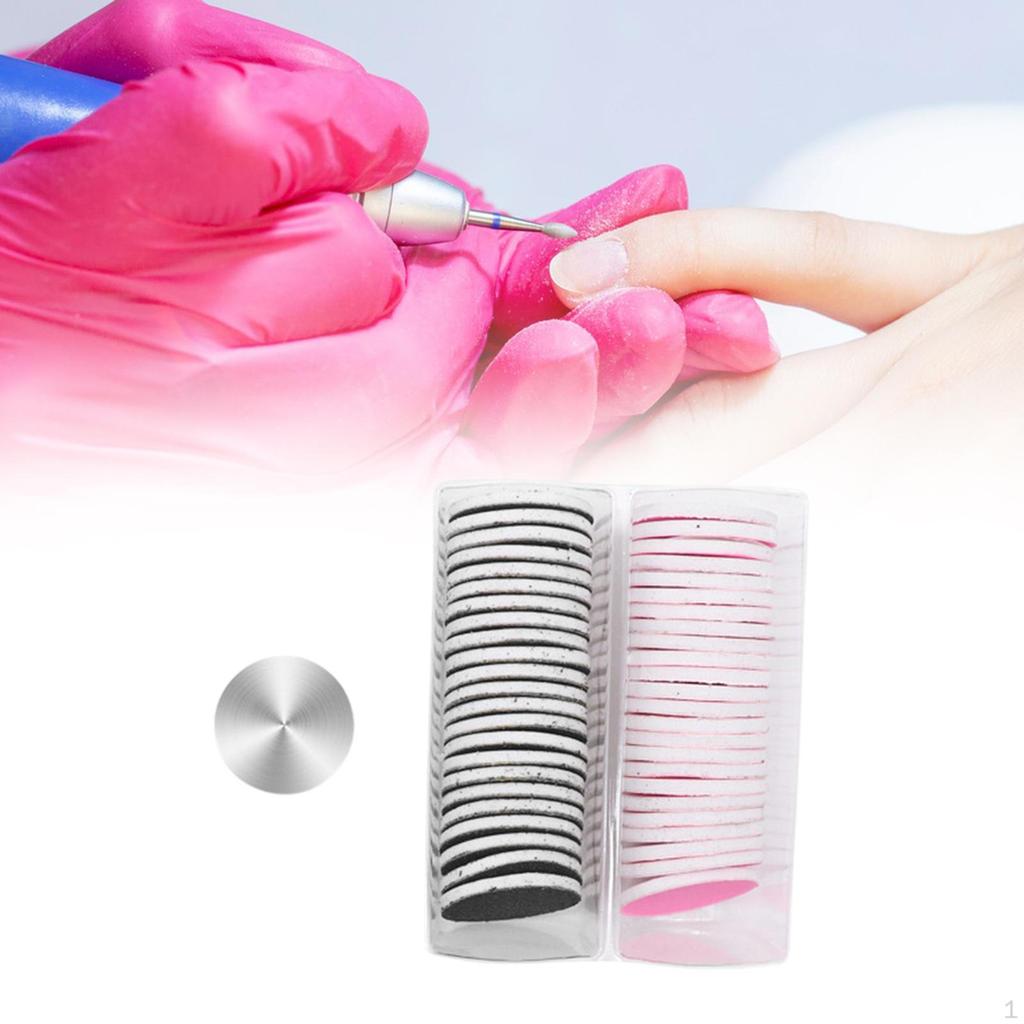 50 Pieces Replaceable Sanding Paper Foot File Sandpapers Sandpaper Pad disks Polishing for Electric