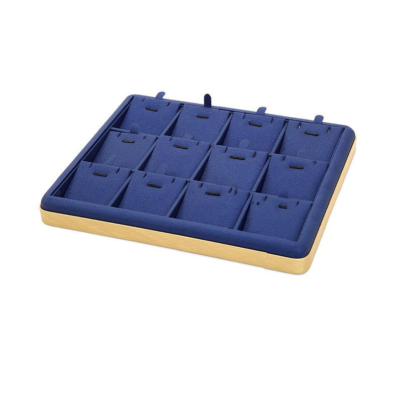 Microfiber Jewelry Display Tray Jewelry Storage Pallet for Necklace Bangle Ring Earring Bracelet Counter Storage Tray