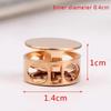 10Pcs Metal Rope Lock Clips Set 2 Hole Design Heavy Duty Adjustable Stopper Buckles for Camping Tent Guyline Adjustment
